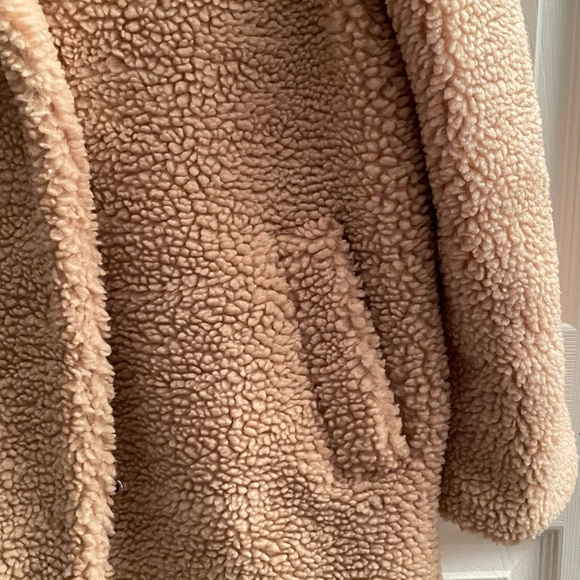 Sage The Label Tan Teddy Coat - Picture 3 of 7